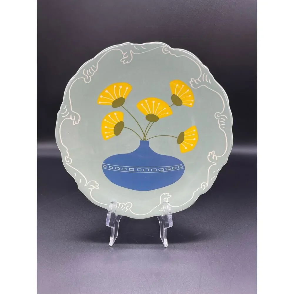 Creative Co-op Set of 3 Salad Plates 9